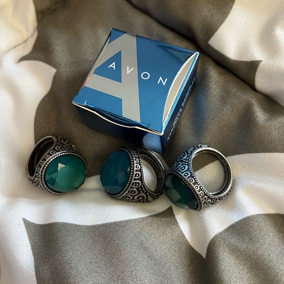 BLUE Faceted Mood Gem Statement Ring Oversized Costume Jewelry Magic Adjustable - Picture 9 of 9